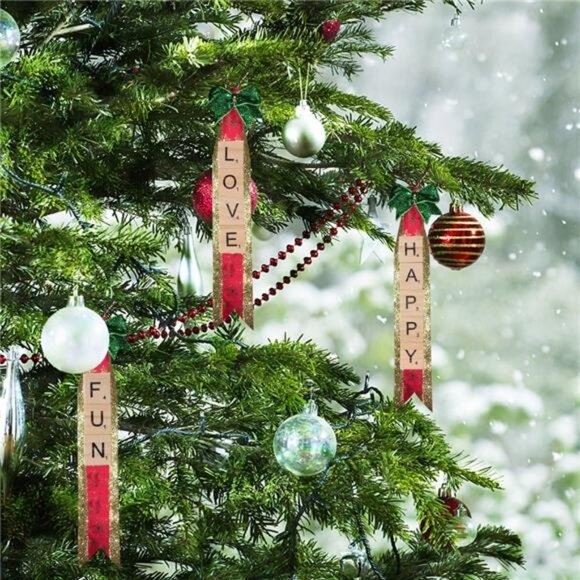 500 Wood Letter Tiles,Scrabble Letters for Crafts - DIY Wood Gift Decoration - Picture 4 of 8